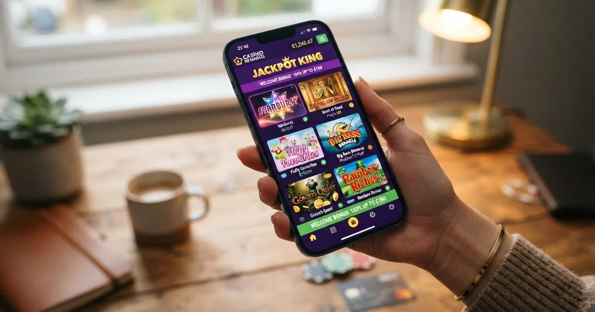 A grid of Relax Gaming slot title cards including Money Train 4, Temple Tumble Megaways and Book of 99, with a UK casino lobby interface in the background.
