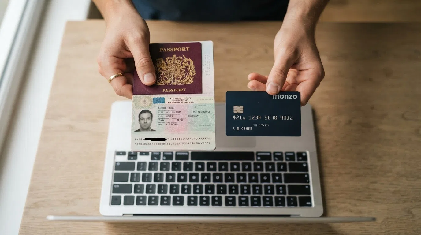 A simplified visual showing the UK Gambling Commission logo beside icons representing the key withdrawal rules — no credit cards, no reverse withdrawals, mandatory ID verification, and the closed-loop return-to-deposit-method requirement